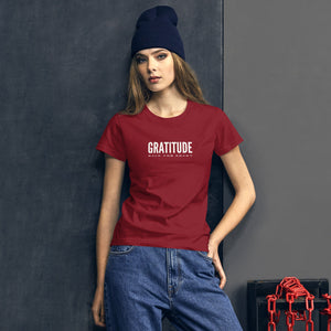 Gratitude short sleeve t-shirt