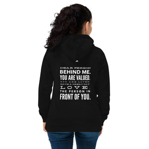 Spreading Good Vibes Women's eco fitted hoodie