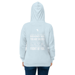 Spreading Good Vibes Women's eco fitted hoodie