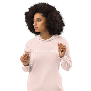 Life is Short Rock the Short Women's eco fitted hoodie