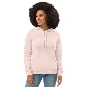 Life is Short Rock the Short Women's eco fitted hoodie