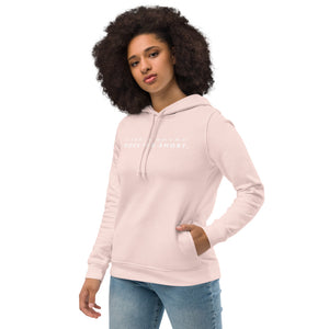 Life is Short Rock the Short Women's eco fitted hoodie