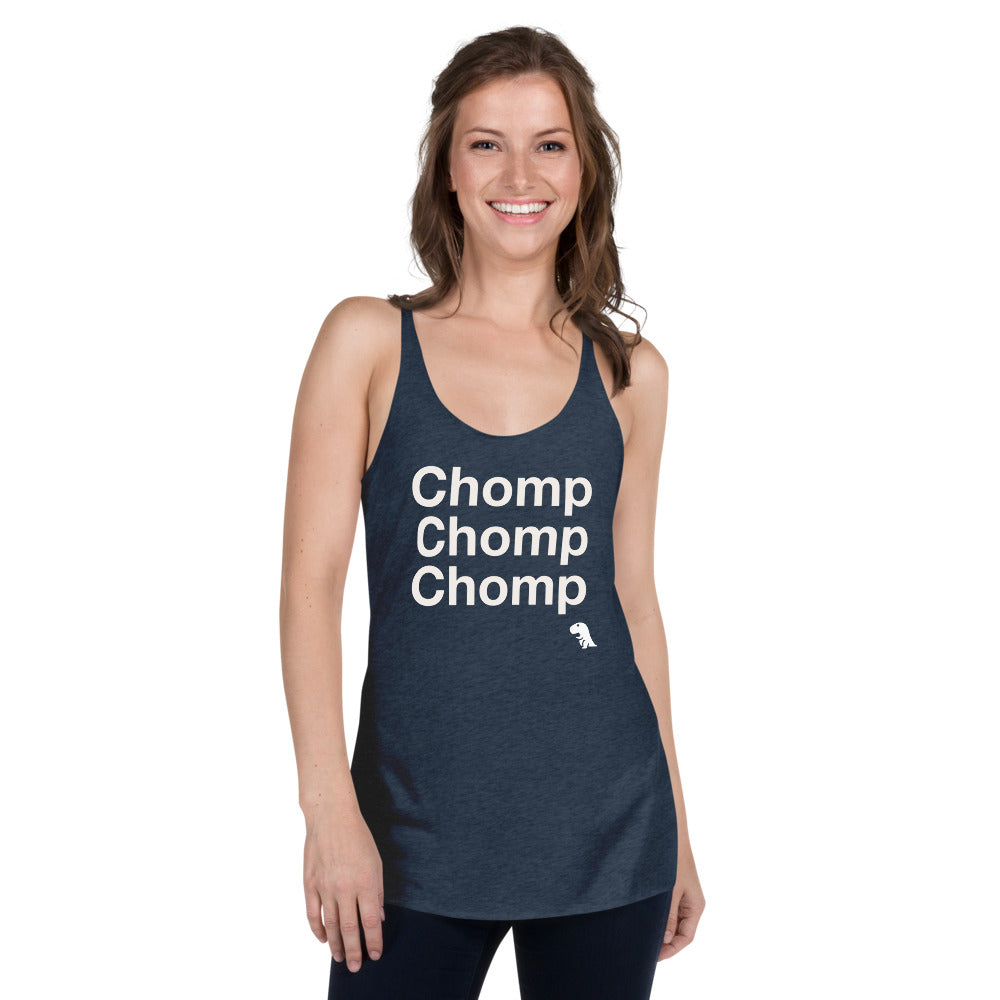 CHOMPY Talk Women's Racerback Tank